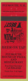Matchbook Cover - Plymouth House of Pizza Plymouth NH