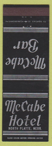 Matchbook Cover - McCabe Hotel North Platte NE