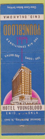 Matchbook Cover - Hotel Youngblood Enid OK