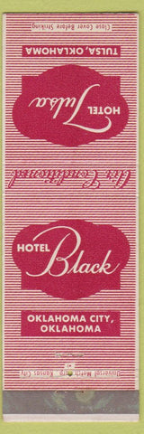 Matchbook Cover - Hotel Tulsa Tulsa OK