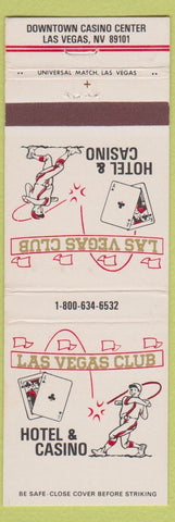 Matchbook Cover - Las Vegas Club Hotel Casino Las Vegas NV
