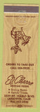 Matchbook Cover - El Charro Mexican Food Lafayette CA