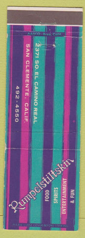 Matchbook Cover - Rumpelstiltskin Restaurant San Clemente CA