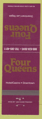 Matchbook Cover - Four Queens Casino Las Vegas NV