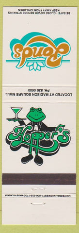Matchbook Cover - Ponds Restaurant Frog Canada?