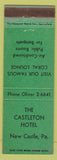 Matchbook Cover - Castleton Hotel New Castle PA
