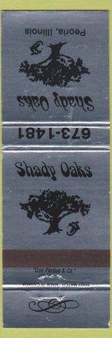 Matchbook Cover - Shady Oaks Peoria IL