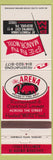 Matchbook Cover - Arena Restaurant Beef Bedford PA Motel