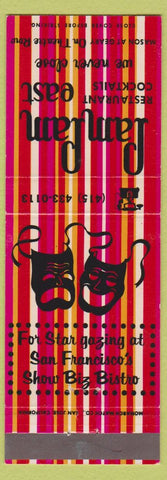 Matchbook Cover - Pam Pam East San Francisco CA