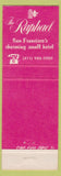 Matchbook Cover - Pam Pam East San Francisco CA