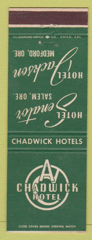 Matchbook Cover - Chadwick Hotel Medford OR