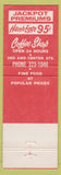 Matchbook Cover - Club Cal Neva Casino Reno NV Native American Indian
