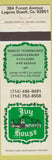 Matchbook Cover - Ivy House Laguna Beach CA