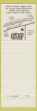 Matchbook Cover - Ivy House Laguna Beach CA