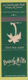 Matchbook Cover - Beverly Hills the Cafe Chicago IL