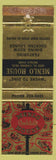 Matchbook Cover - Menlo House Menlo Park CA