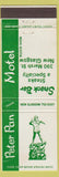 Matchbook Cover - Peter Pan Motel New Glasgow NS WEAR