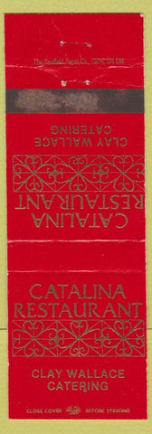 Matchbook Cover - Catalina Restaurant Lexington KY