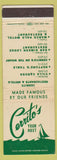 Matchbook Cover - Cerrito's Restaurants Visalia San Simeon Monterey CA