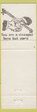 Matchbook Cover - Eagles Club Bellefontaine OH