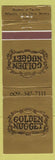 Matchbook Cover - Golden Nugget Casino Atlantic City NJ