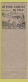 Matchbook Cover - Victor Seiders Used Cars York PA German Shepherd Dog