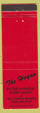 Matchbook Cover - The Hogan Club Colorado Springs?
