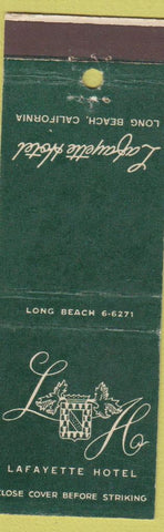 Matchbook Cover - Lafayette Hotel Long Beach CA