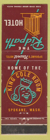 Matchbook Cover - Ridpath Hotel Spokane WA