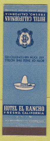 Matchbook Cover - Hotel Californian Fresno CA