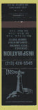 Matchbook Cover - Inspiration Long Beach CA Disco  lighthouse