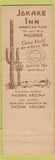 Matchbook Cover - Jokake Inn Phoenix AZ
