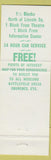 Matchbook Cover - Colonial Motel Gettysburg PA