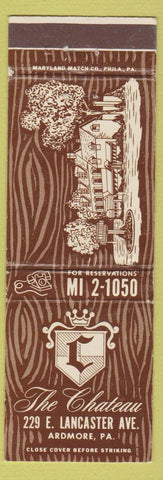 Matchbook Cover - The Chateau Ardmore PA