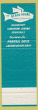 Matchbook Cover - The Beach House Laguna Beach CA