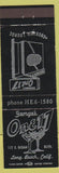 Matchbook Cover - George's 117 Long Beach CA bar