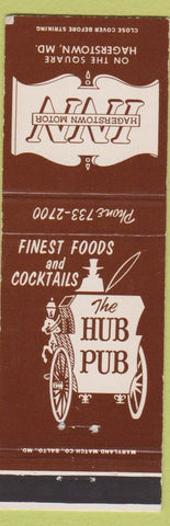 Matchbook Cover - Hagerstown Motor Inn Hagerstown MD