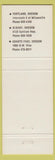 Matchbook Cover - Golden Inn Motels Portland Albany Grants Pass OR