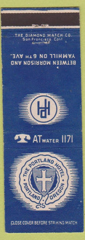 Matchbook Cover - Portland Hotel OR
