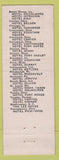 Matchbook Cover - Hotel King Baton Rouge LA