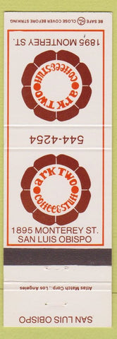 Matchbook Cover - Ark Two Coffee San Luis Obispo CA