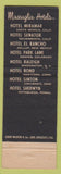 Matchbook Cover - MiraMar Hotel Santa Monica CA
