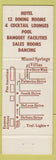 Matchbook Cover - Miami Springs Villas FL flamingo WEAR