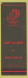 Matchbook Cover - Camp Lejeune NC SAMPLE Marines