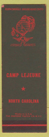 Matchbook Cover - Camp Lejeune NC SAMPLE Marines