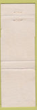 Matchbook Cover - Headquarters Restaurant New York City