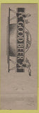 Matchbook Cover - Al's Restaurant Tavern Bridgeport CT pinup