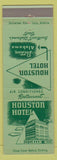Matchbook Cover - Houston Hotel Dothan AL green