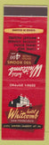 Matchbook Cover - Hotel Whitcomb San Francisco CA