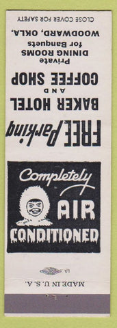 Matchbook Cover - Baker Hotel Coffee Shop Woodward OK
